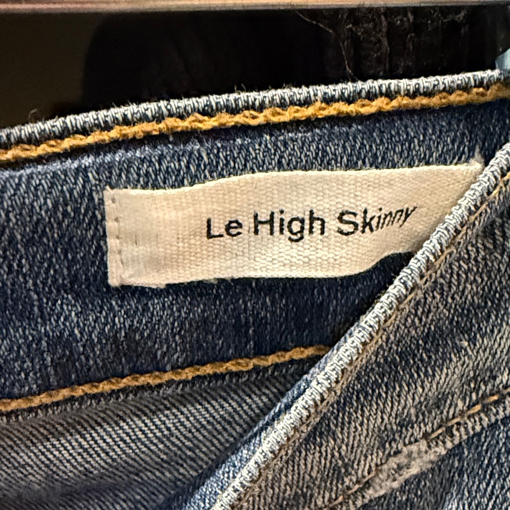 Frame Denim Women's Classic Blue Skinny Jeans - Picture 3 of 4